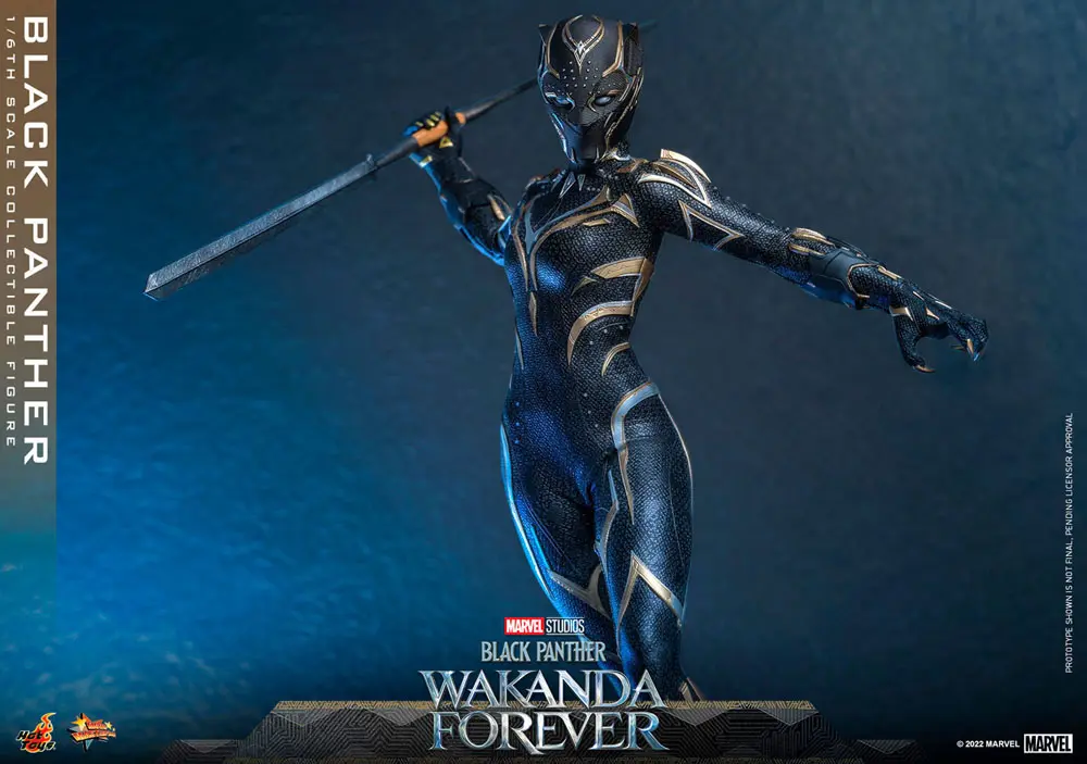 Black Panther: Wakanda Forever Movie Masterpiece akcijska figura 1/6 Black Panther 28 cm fotografija izdelka