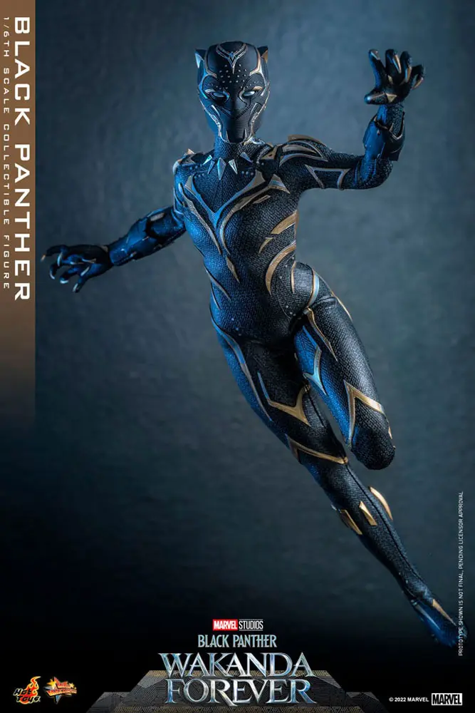 Black Panther: Wakanda Forever Movie Masterpiece akcijska figura 1/6 Black Panther 28 cm fotografija izdelka