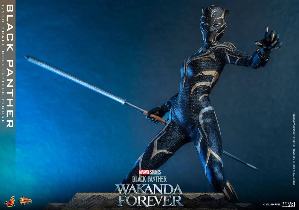 Black Panther: Wakanda Forever Movie Masterpiece akcijska figura 1/6 Black Panther 28 cm fotografija izdelka