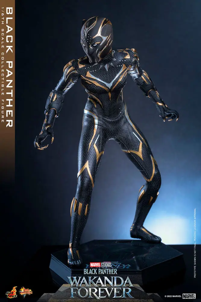 Black Panther: Wakanda Forever Movie Masterpiece akcijska figura 1/6 Black Panther 28 cm fotografija izdelka