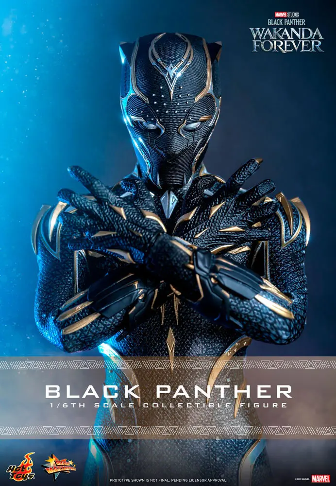 Black Panther: Wakanda Forever Movie Masterpiece akcijska figura 1/6 Black Panther 28 cm fotografija izdelka