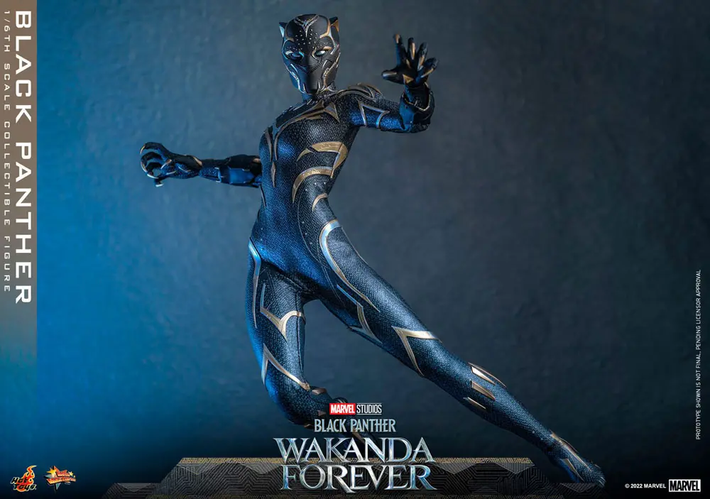 Black Panther: Wakanda Forever Movie Masterpiece akcijska figura 1/6 Black Panther 28 cm fotografija izdelka