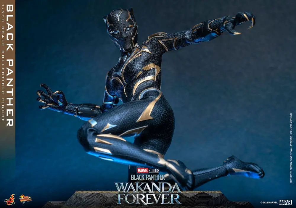 Black Panther: Wakanda Forever Movie Masterpiece akcijska figura 1/6 Black Panther 28 cm fotografija izdelka