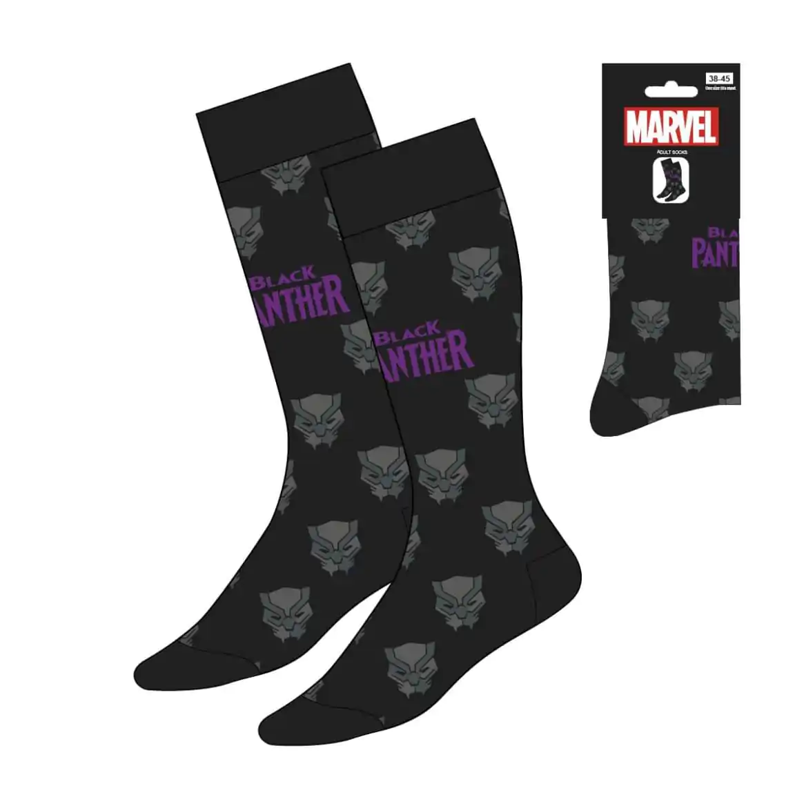 Black Panther Nogavice Black Panther 38-45 fotografija izdelka