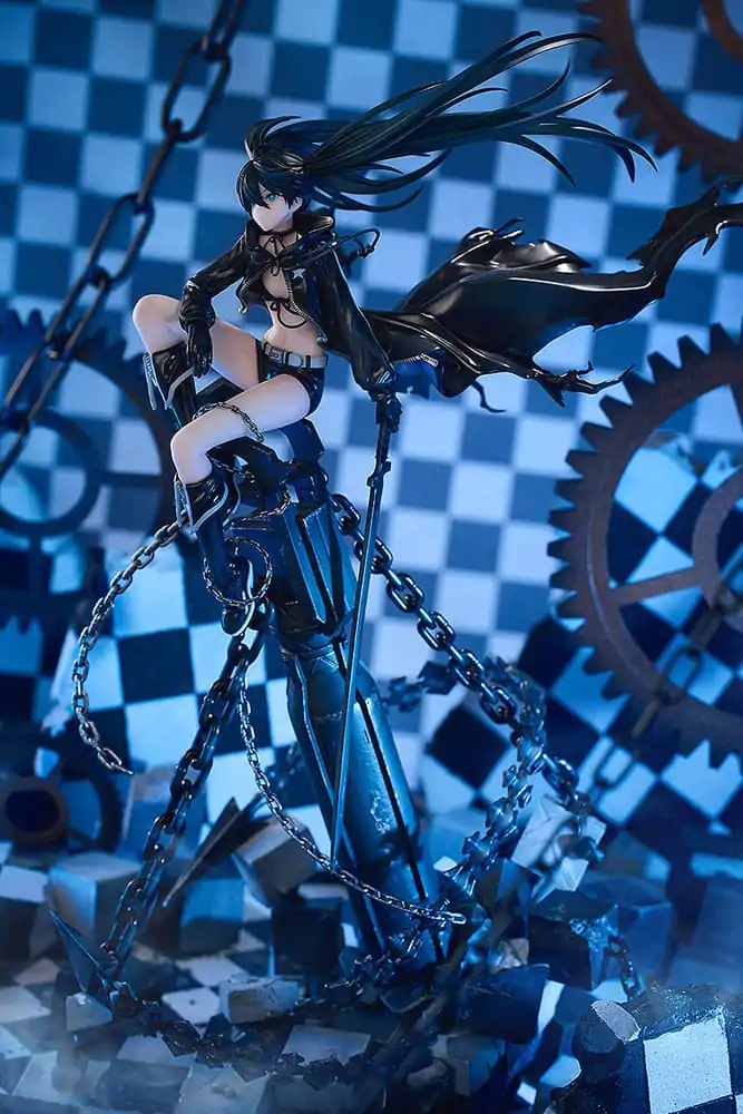 Black Rock Shooter PVC Kip 1/7 Black Rock Shooter: Pilot Edition Ver. 29 cm fotografija izdelka