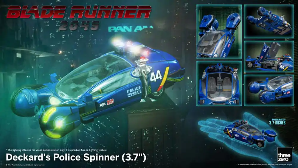 Blade Runner 2049 Vehicle Deckard's Police Spinner 10 cm fotografija izdelka