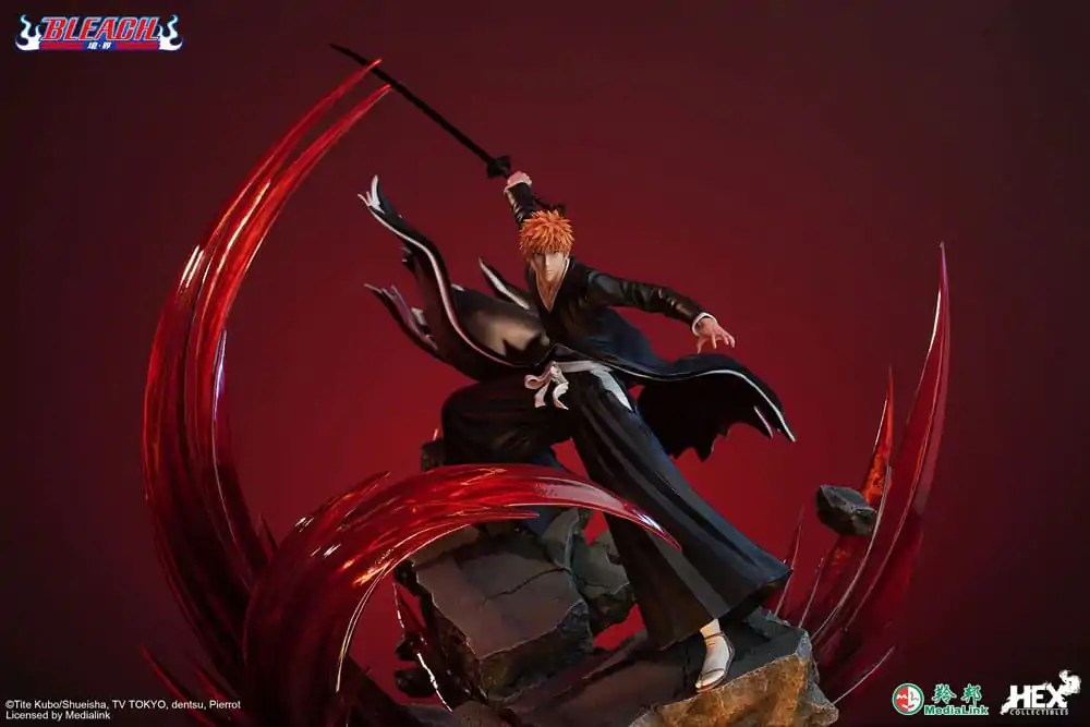 Bleach Elite Dynamic Kip 1/6 Ichigo Kurosaki 51 cm fotografija izdelka