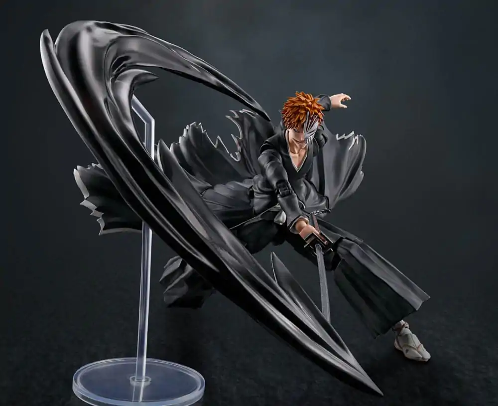 Bleach S.H. Figuarts Akcijska Figura Ichigo Kurosaki Getsugatensho 15 cm fotografija izdelka