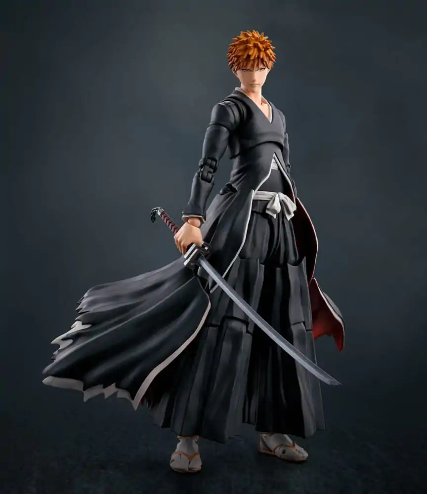 Bleach S.H. Figuarts Akcijska Figura Ichigo Kurosaki Getsugatensho 15 cm fotografija izdelka