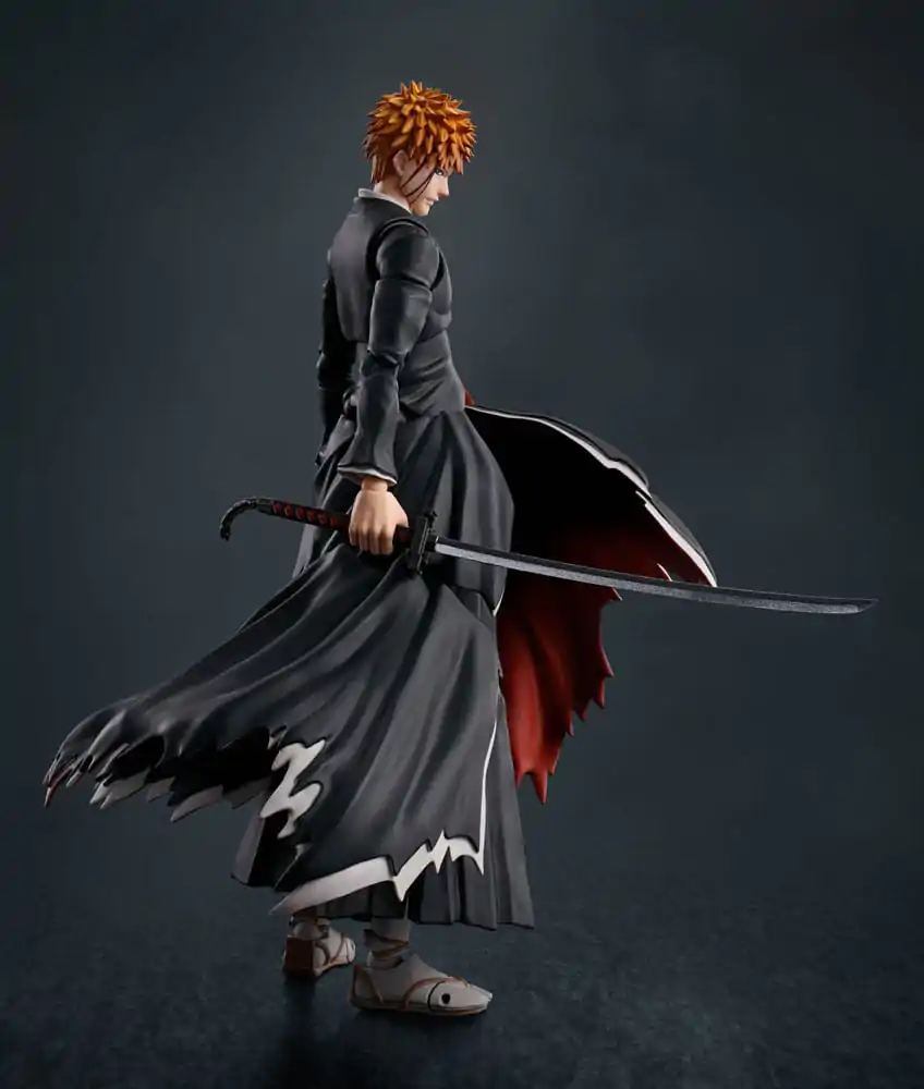 Bleach S.H. Figuarts Akcijska Figura Ichigo Kurosaki Getsugatensho 15 cm fotografija izdelka