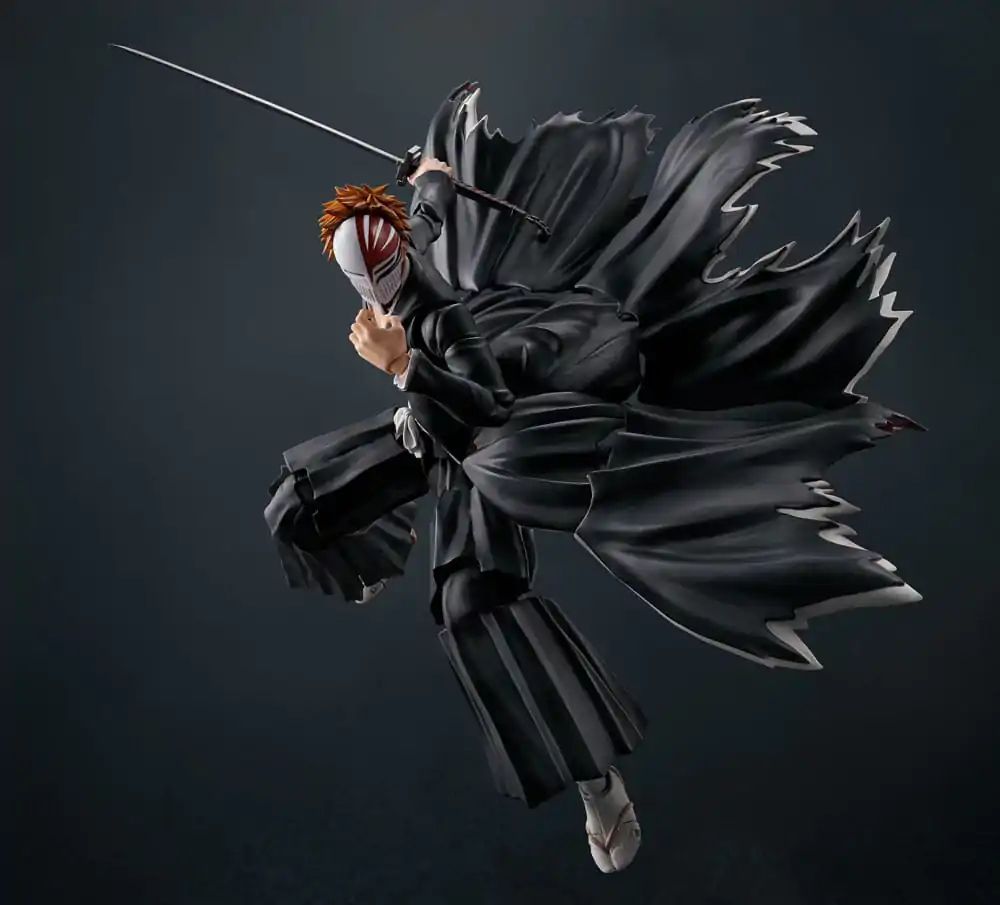 Bleach S.H. Figuarts Akcijska Figura Ichigo Kurosaki Getsugatensho 15 cm fotografija izdelka