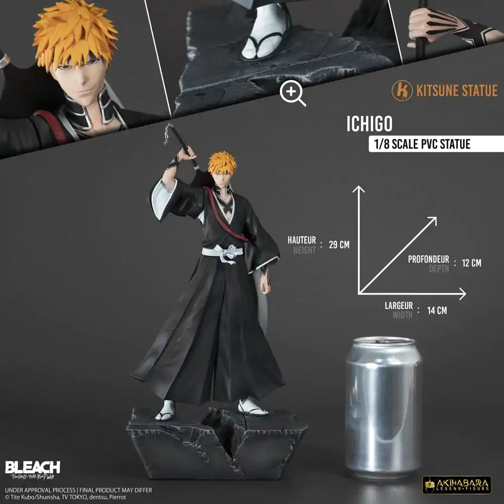 Bleach: Thousand-Year Blood War figura PVC kip 1/8 Ichigo 29 cm fotografija izdelka