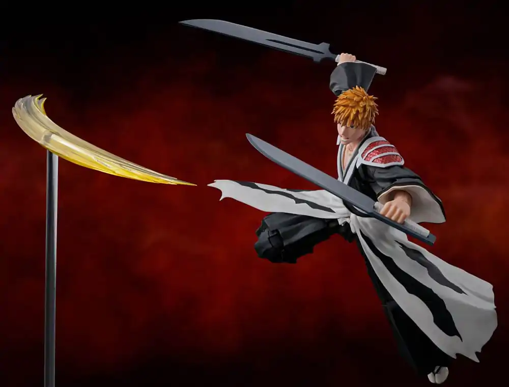 Bleach: Thousand-Year Blood War S.H. Figuarts akcijska figura Ichigo Kurosaki Dual Zangetsu 16 cm fotografija izdelka