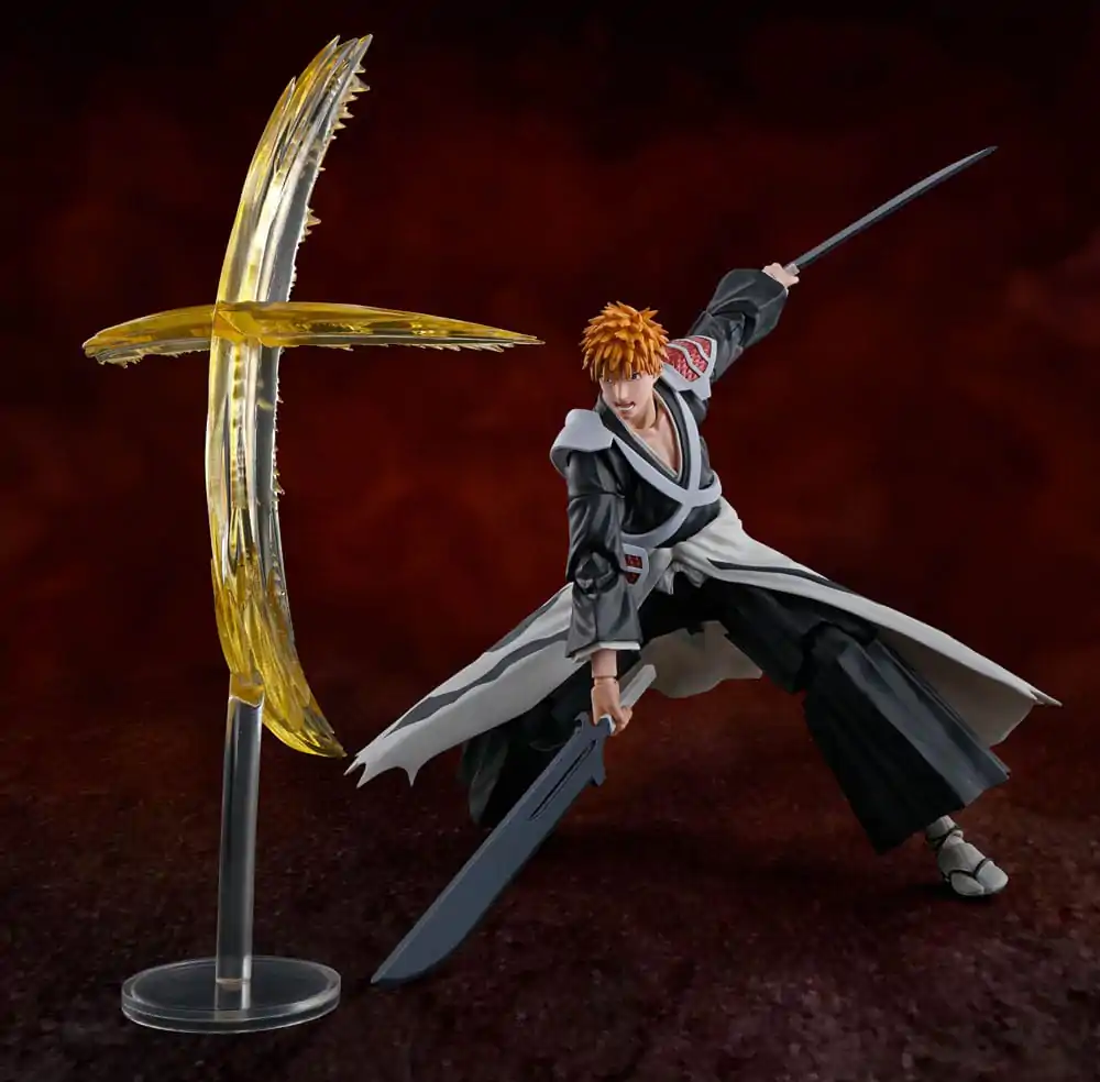 Bleach: Thousand-Year Blood War S.H. Figuarts akcijska figura Ichigo Kurosaki Dual Zangetsu 16 cm fotografija izdelka