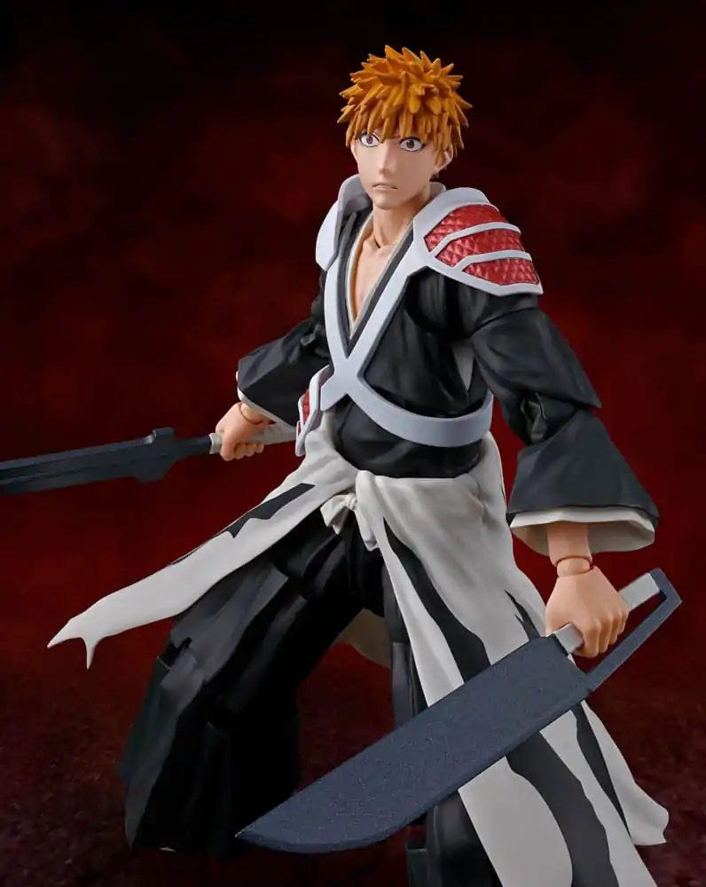 Bleach: Thousand-Year Blood War S.H. Figuarts akcijska figura Ichigo Kurosaki Dual Zangetsu 16 cm fotografija izdelka