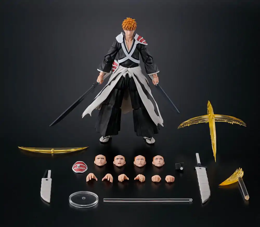 Bleach: Thousand-Year Blood War S.H. Figuarts akcijska figura Ichigo Kurosaki Dual Zangetsu 16 cm fotografija izdelka