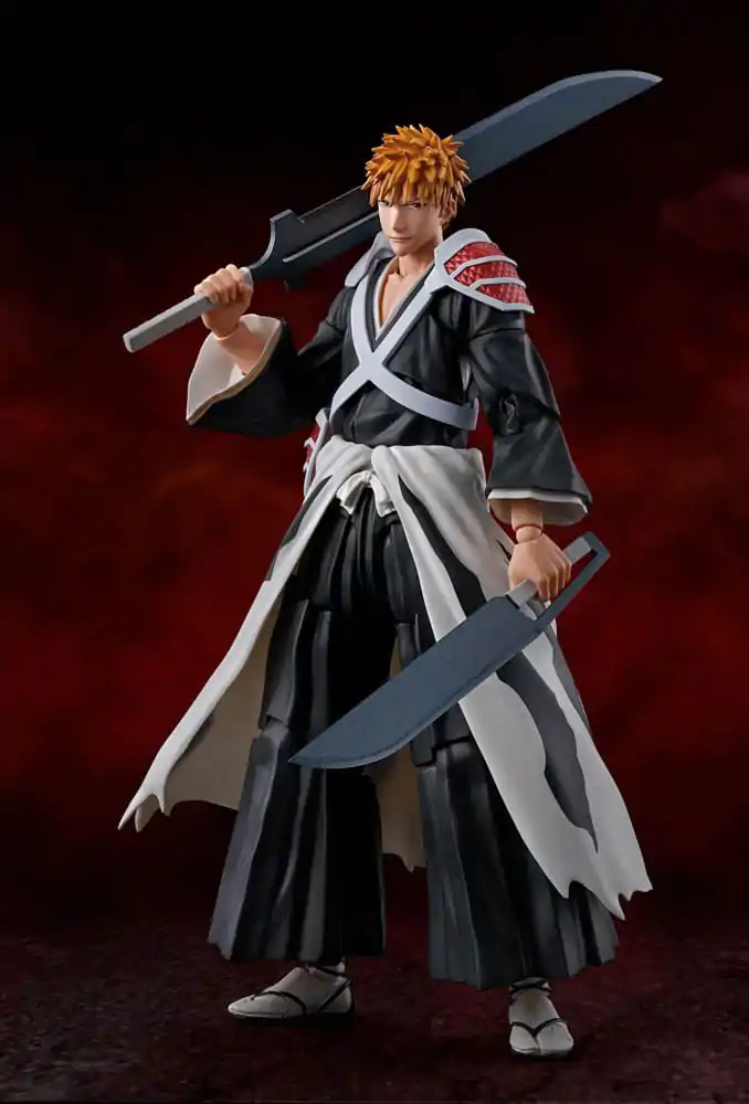 Bleach: Thousand-Year Blood War S.H. Figuarts akcijska figura Ichigo Kurosaki Dual Zangetsu 16 cm fotografija izdelka