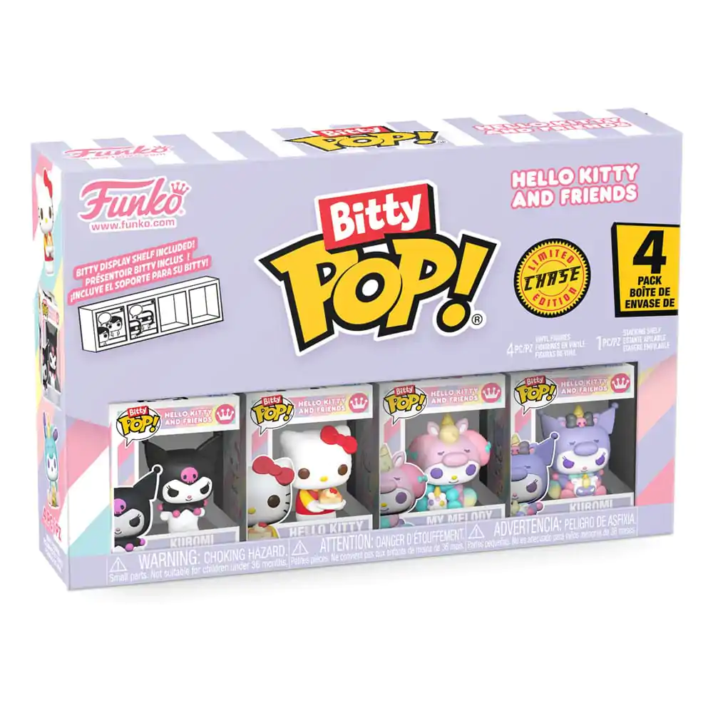 Bitty Funko POP Hello Kitty and Friends Vinilna Figura 4-Pack Kuromi fotografija izdelka