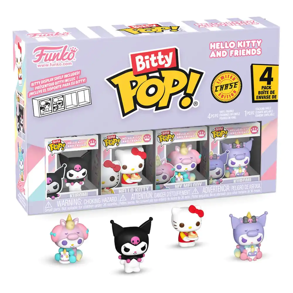 Bitty Funko POP Hello Kitty and Friends Vinilna Figura 4-Pack Kuromi fotografija izdelka