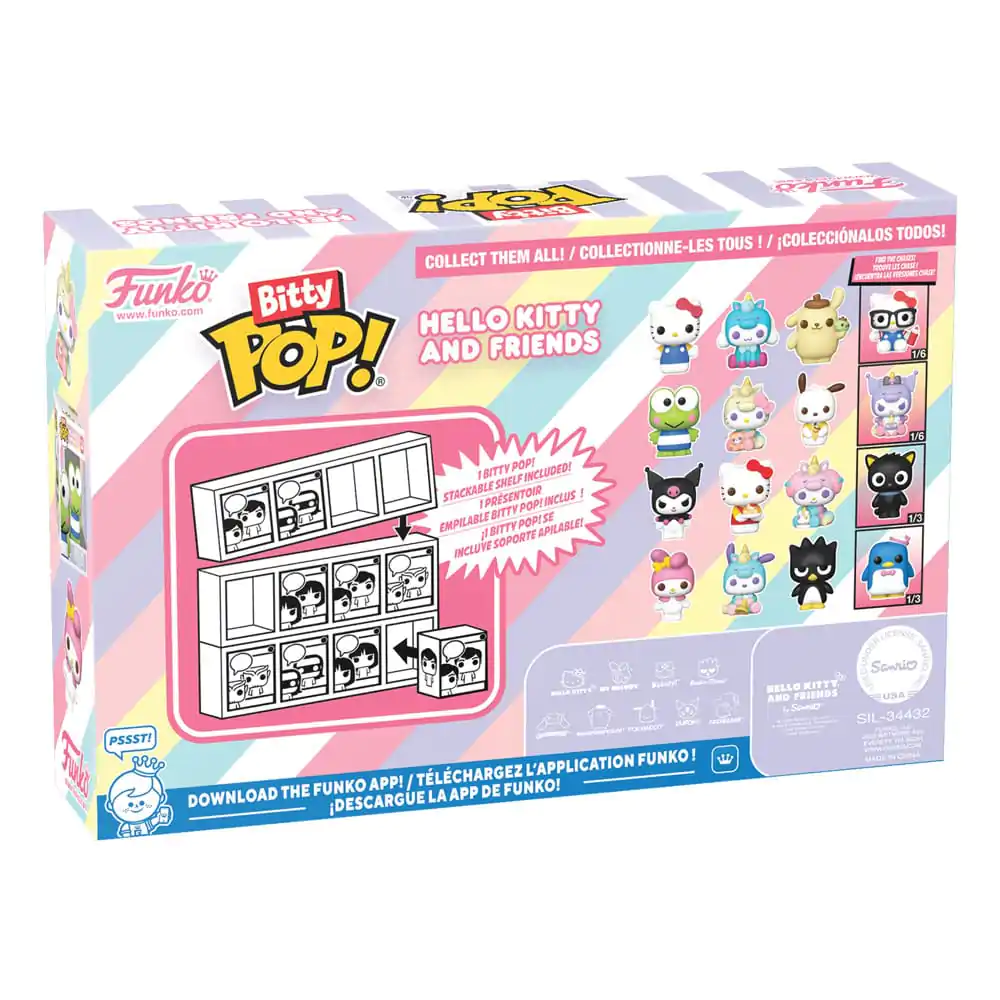Bitty Funko POP Hello Kitty and Friends Vinilna Figura 4-Pack Kuromi fotografija izdelka