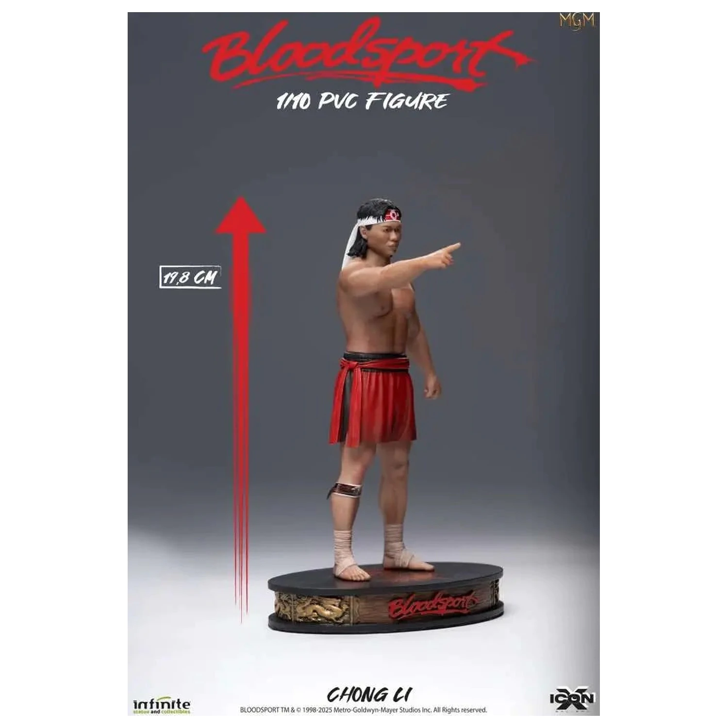 Bloodsport Chong Li figura 1/10 Icon X 19.8cm fotografija izdelka