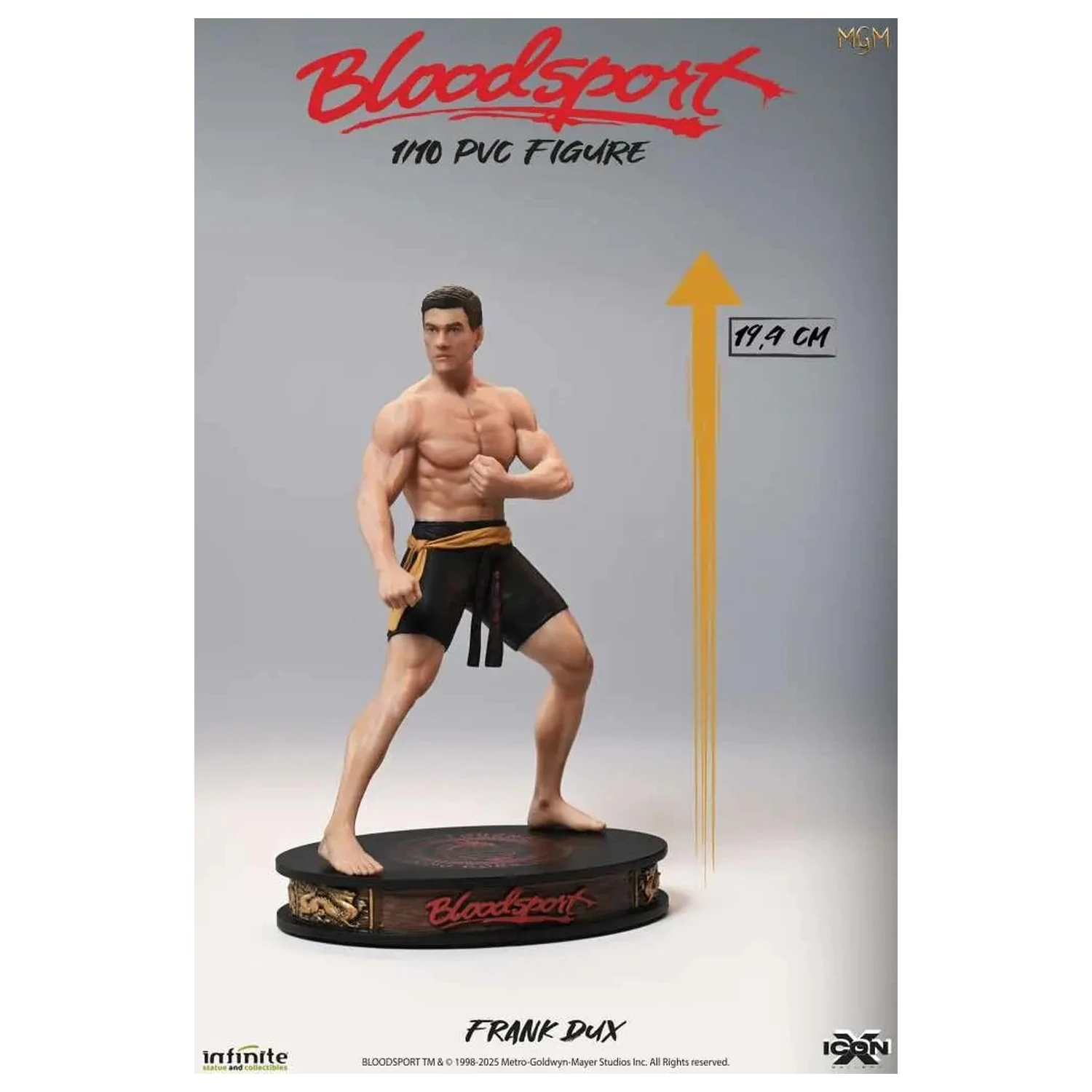 BLOODSPORT Frank Dux Figurica 1/10 Icon X 19.4cm fotografija izdelka