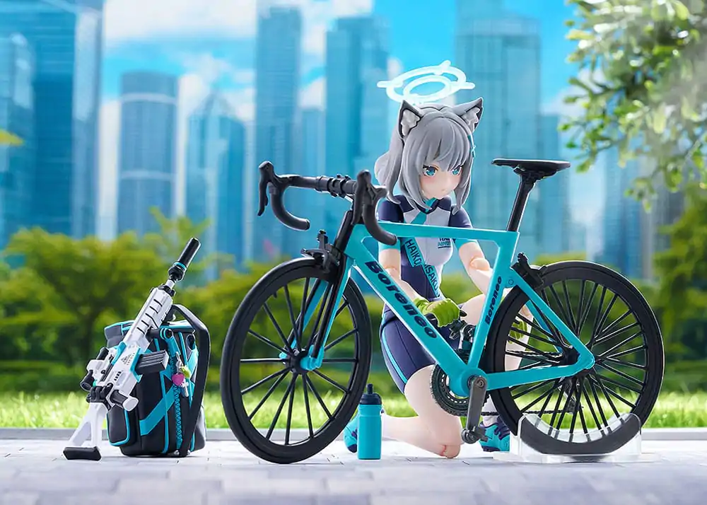 Blue Archive Figma akcijska figura Shiroko Sunaookami Cycling DX Edition 15 cm fotografija izdelka