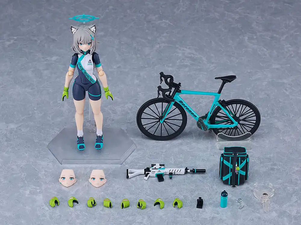 Blue Archive Figma akcijska figura Shiroko Sunaookami Cycling DX Edition 15 cm fotografija izdelka