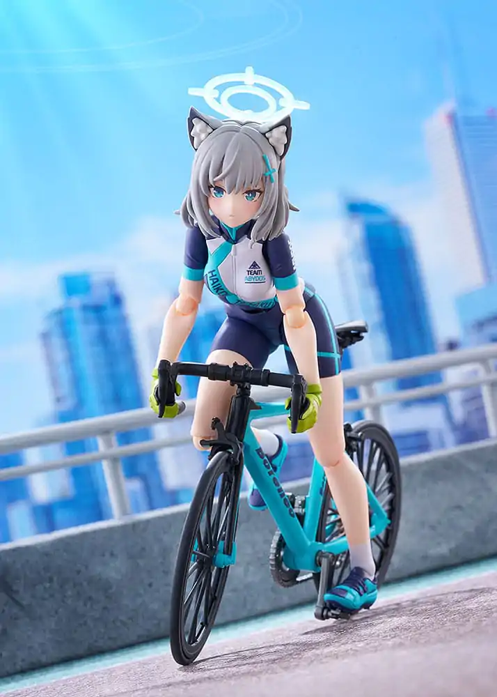 Blue Archive Figma akcijska figura Shiroko Sunaookami Cycling DX Edition 15 cm fotografija izdelka