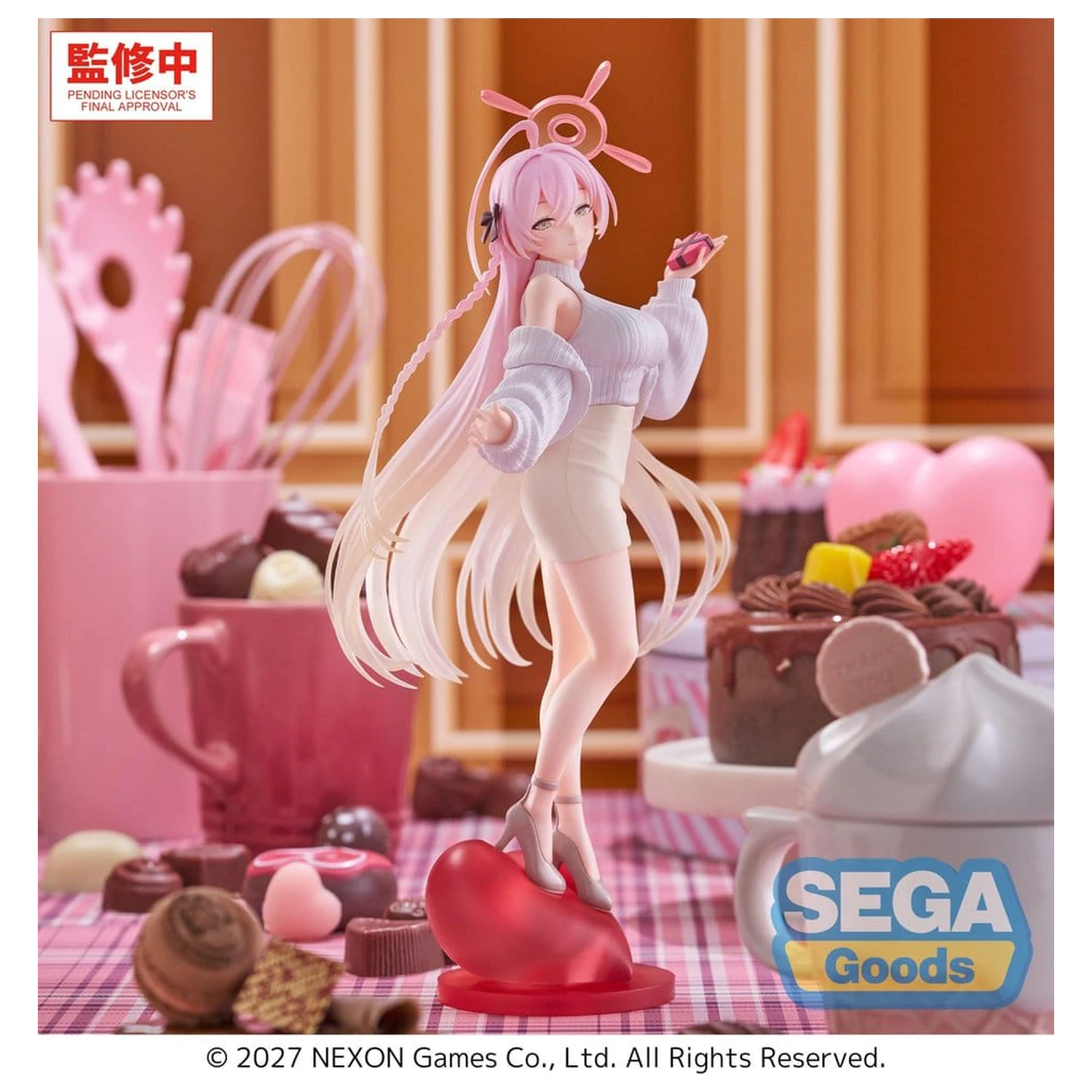 Blue Archive XStellar PVC figura Hanako Happy Valentine!! 25 cm fotografija izdelka