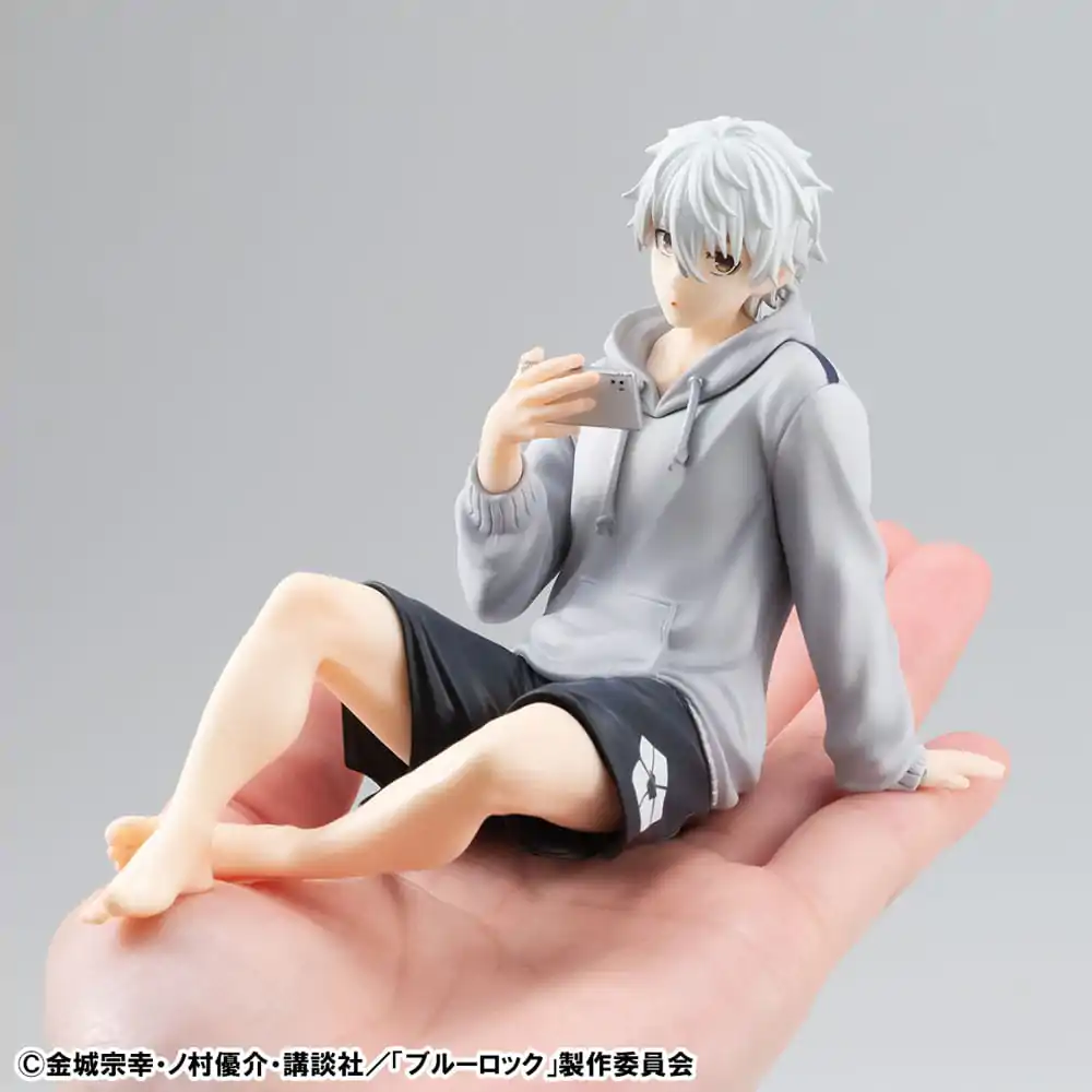 Blue Lock G.E.M. Series PVC kip Seishiro Nagi Repaint Ver. Palm Size 9 cm fotografija izdelka