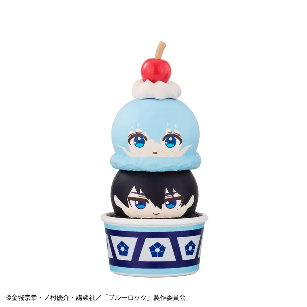 Blue Lock Tsumichen zložljiva &amp; izmenljiva figurica v paketu po 6 kosov 8 cm (z darilom) fotografija izdelka