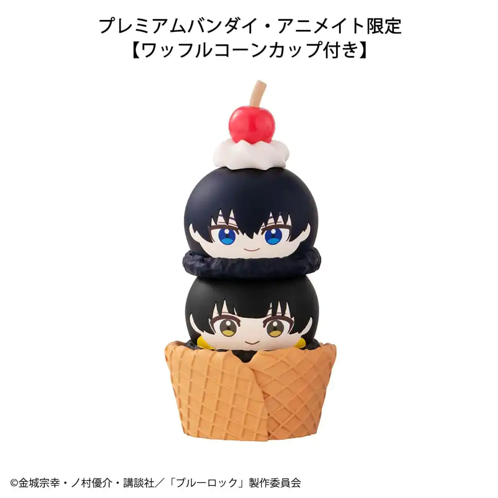 Blue Lock Tsumichen zložljiva &amp; izmenljiva figurica v paketu po 6 kosov 8 cm (z darilom) fotografija izdelka