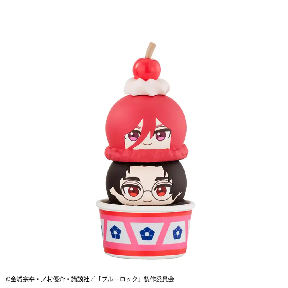 Blue Lock Tsumichen zložljiva &amp; izmenljiva figurica v paketu po 6 kosov 8 cm (z darilom) fotografija izdelka
