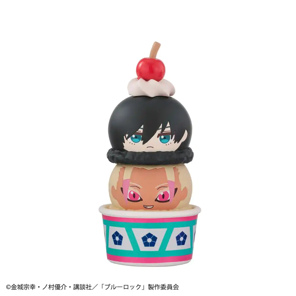 Blue Lock Tsumichen zložljiva &amp; izmenljiva figurica v paketu po 6 kosov 8 cm (z darilom) fotografija izdelka
