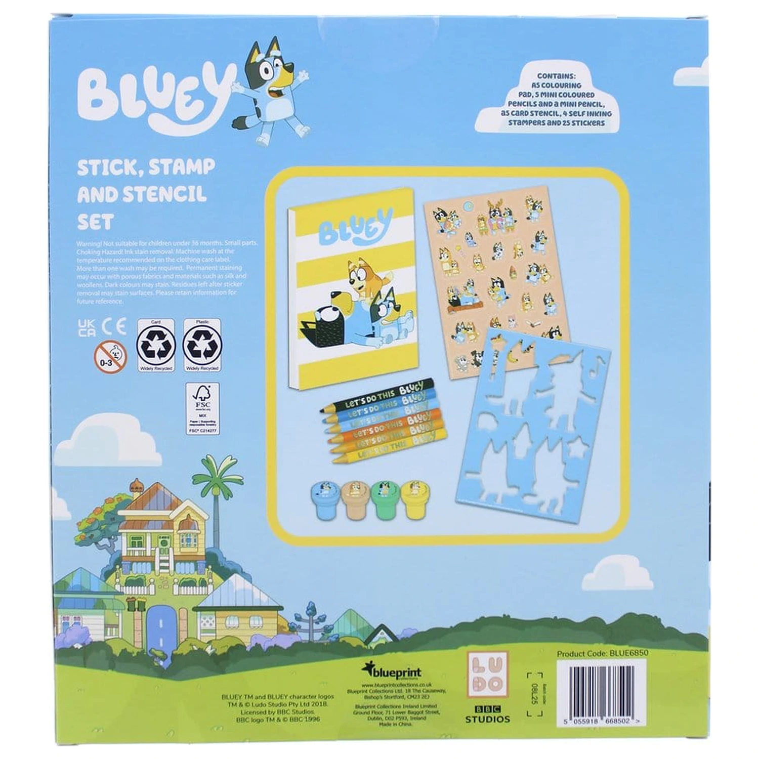 Bluey 14-delni ustvarjalni komplet za barvanje fotografija izdelka