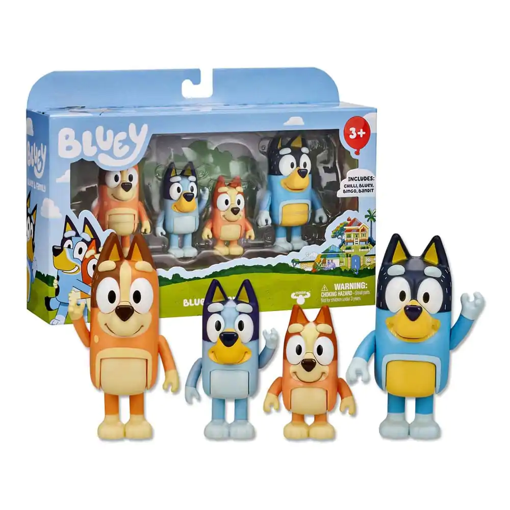 Bluey akcijske figure - 4-pack fotografija izdelka