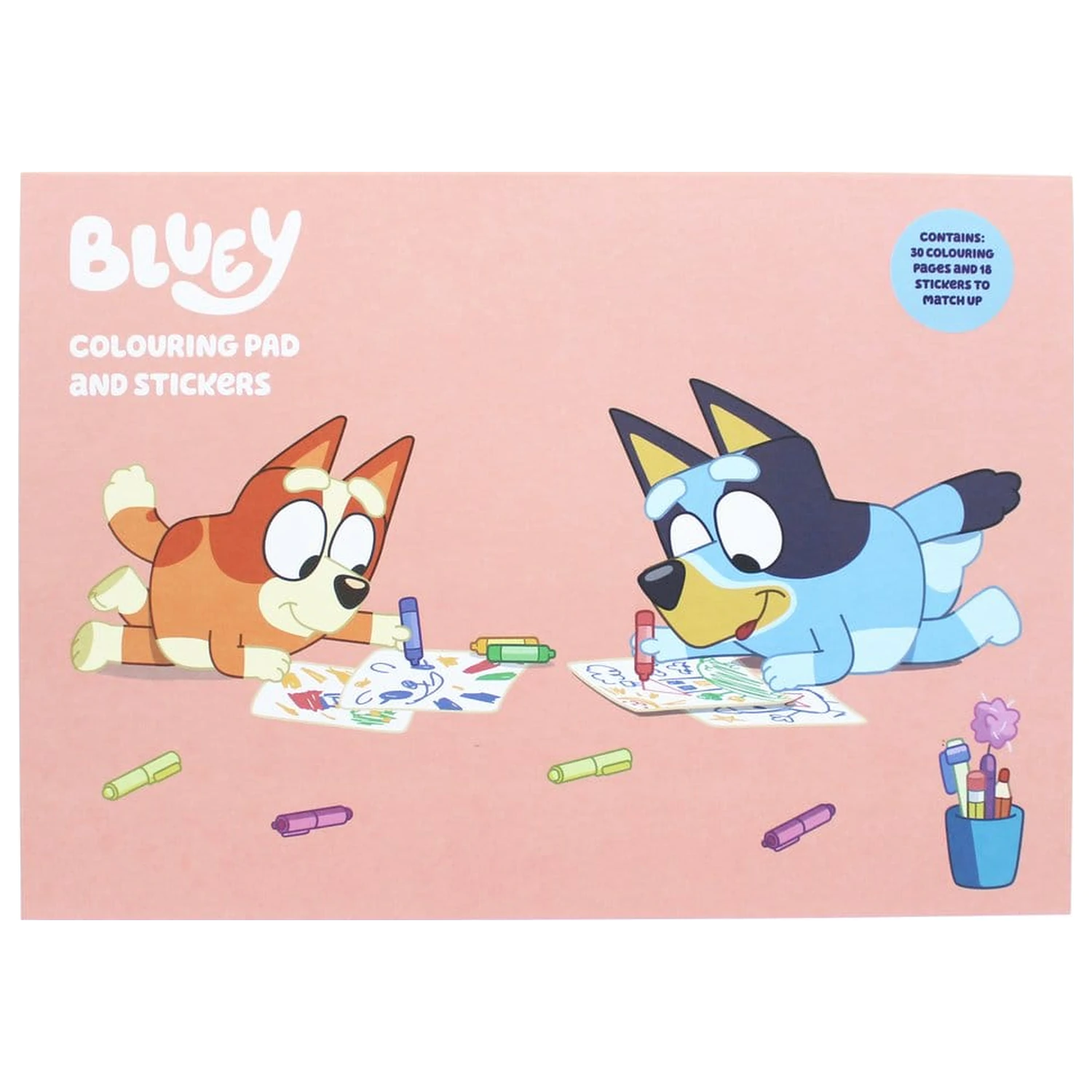 Bluey barvanka A4 & komplet nalepk fotografija izdelka