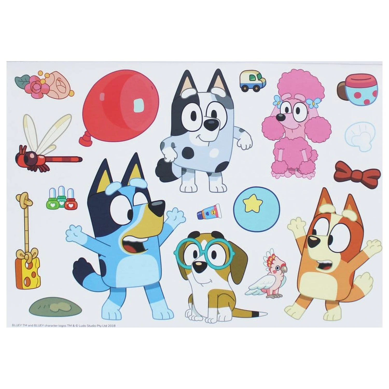 Bluey barvanka A4 & komplet nalepk fotografija izdelka