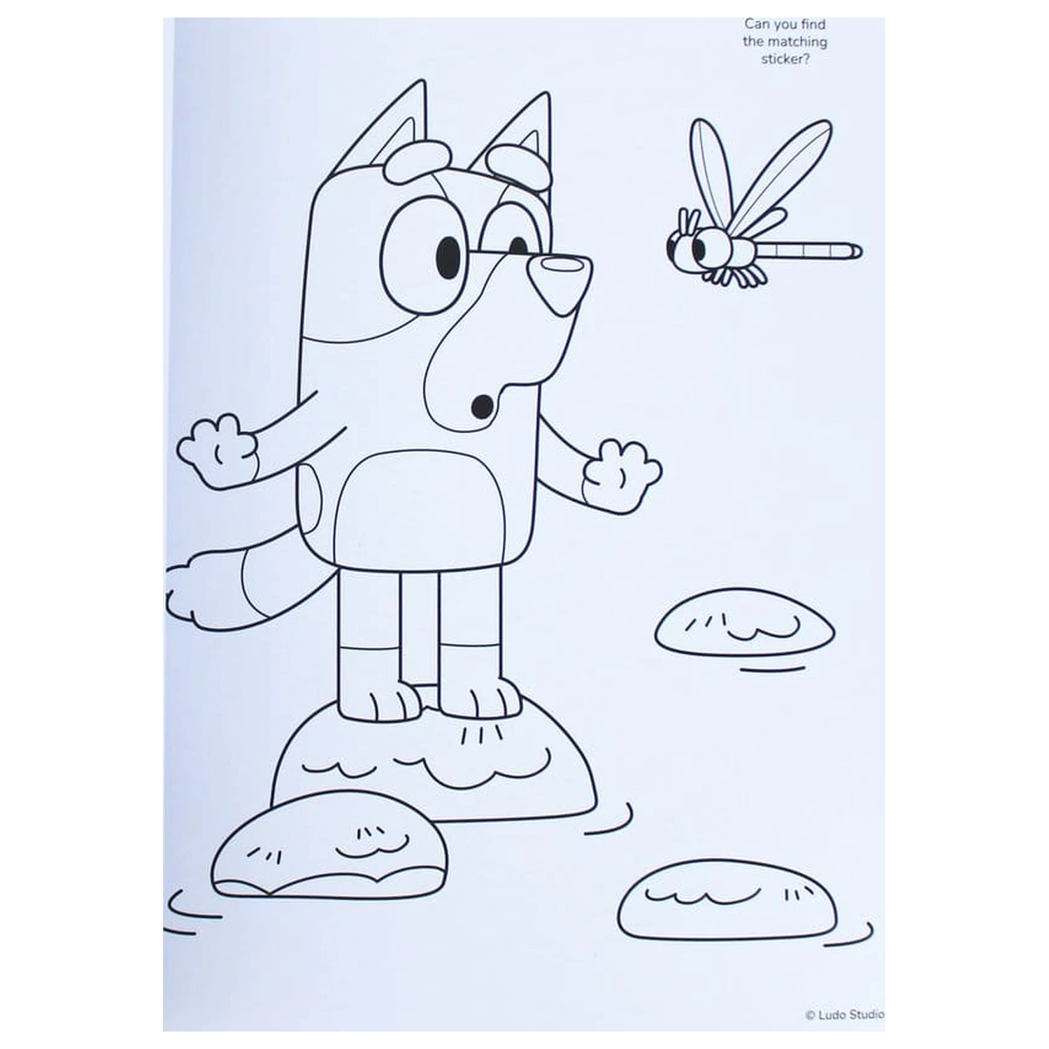 Bluey barvanka A4 & komplet nalepk fotografija izdelka