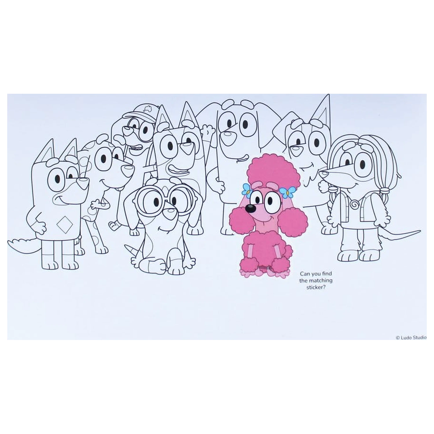 Bluey barvanka A4 & komplet nalepk fotografija izdelka