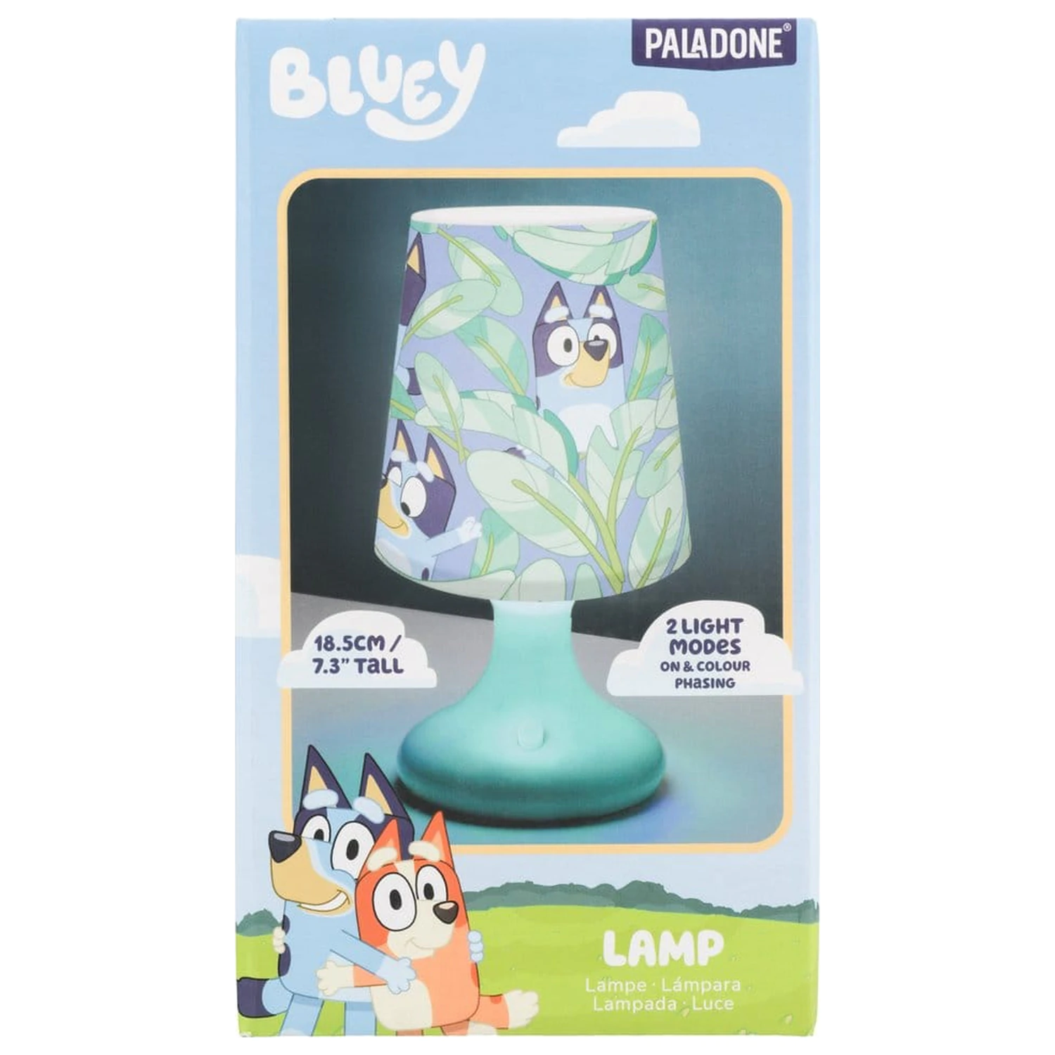 Bluey namizna svetilka fotografija izdelka