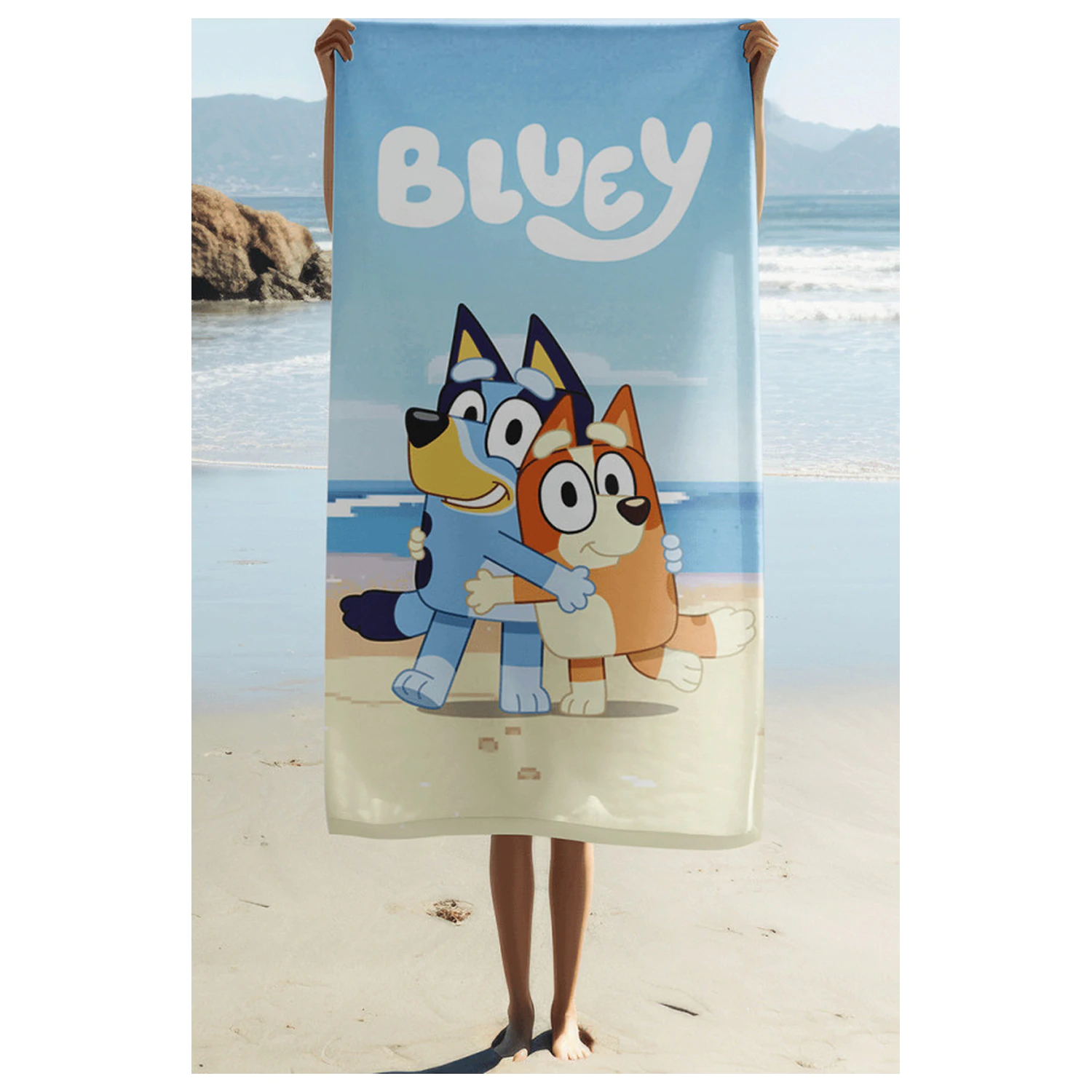Bluey Beach Hug brisača 70x140cm fotografija izdelka