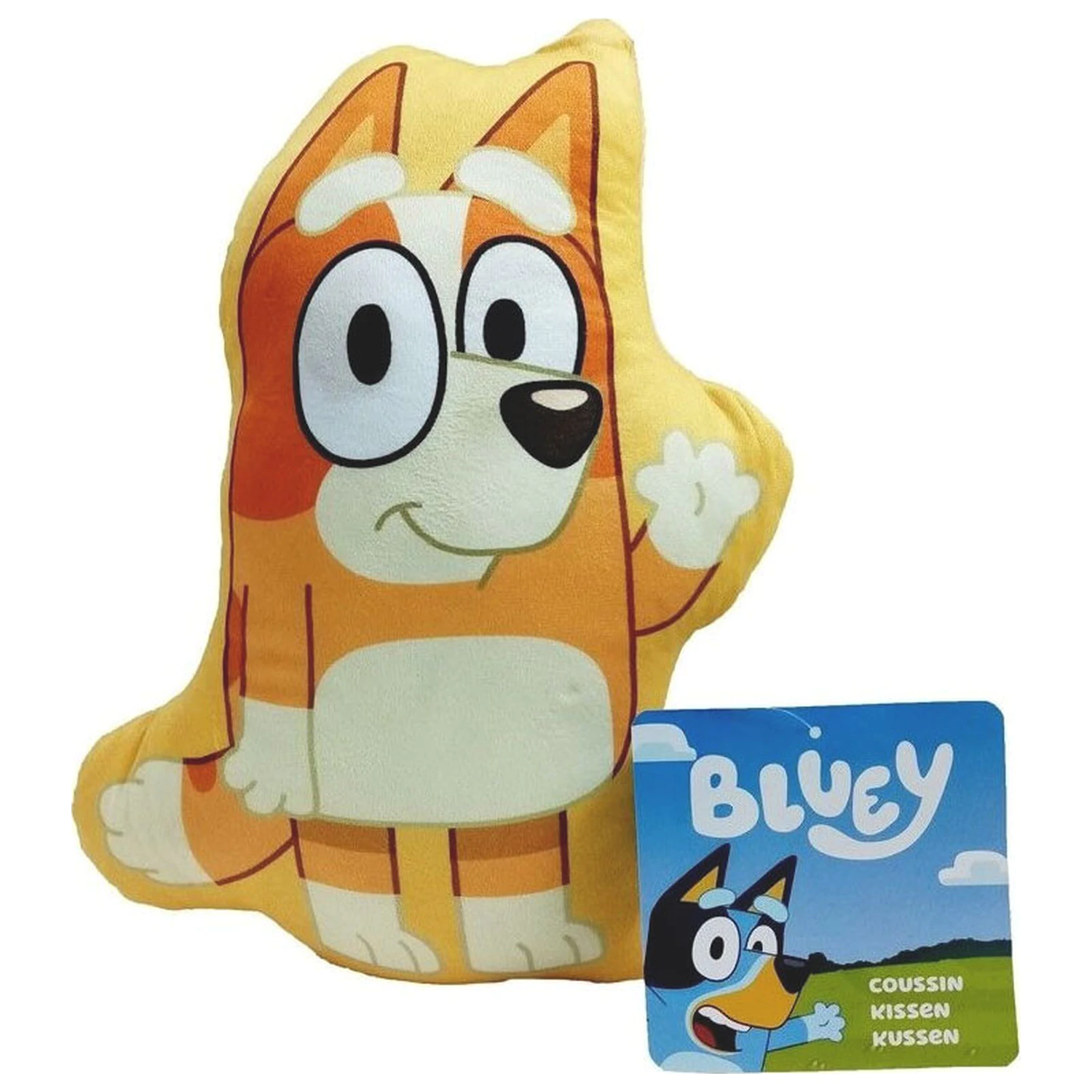 Bluey Bingo Oblikovana blazina, okrasna blazina 21x31 cm fotografija izdelka