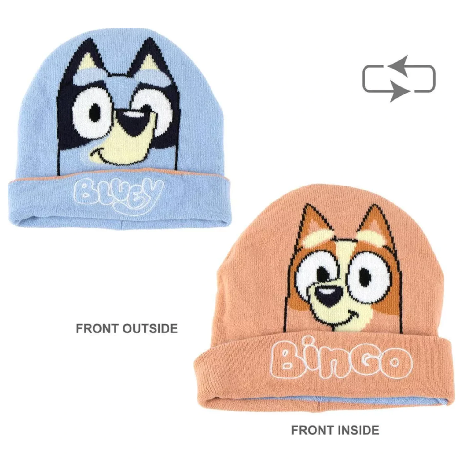 Bluey Bingo dvostranska otroška kapa fotografija izdelka
