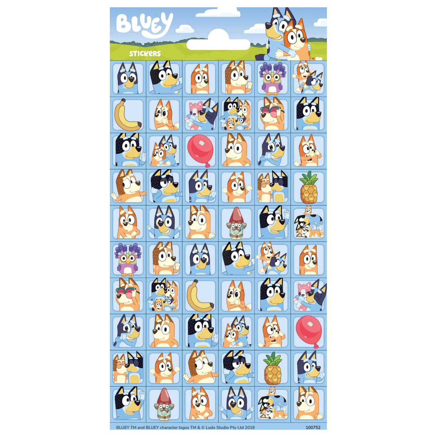 Bluey Bingo mini set nalepk fotografija izdelka
