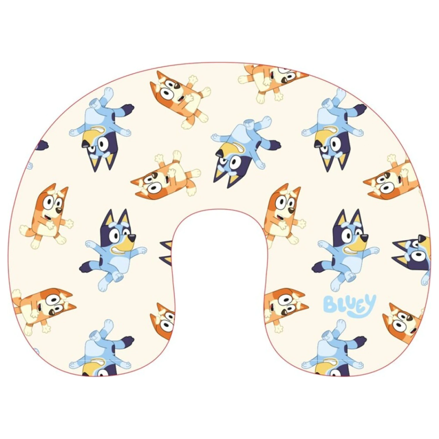 Bluey Bingo potovalna blazina, vratna blazina fotografija izdelka