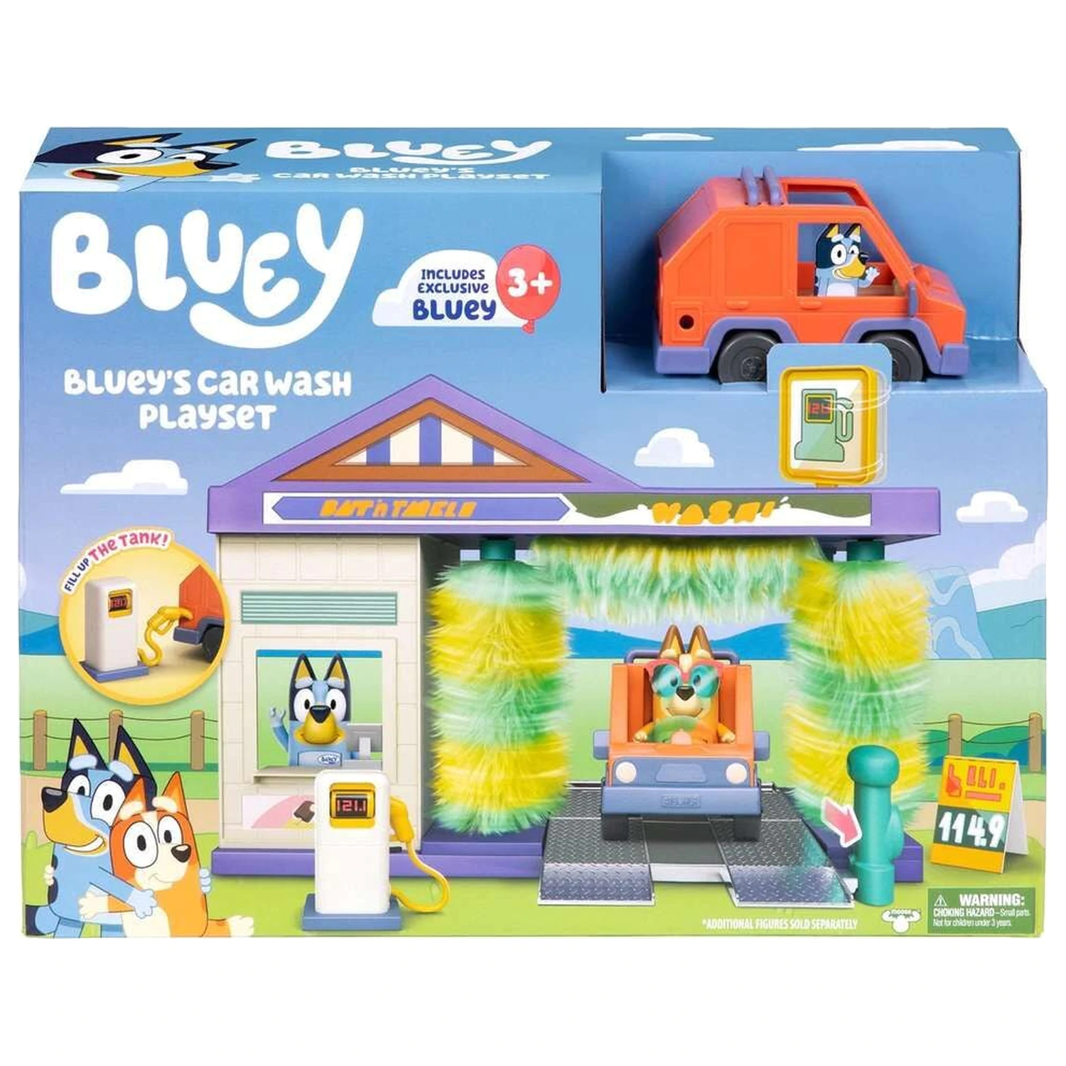 Bluey igralni komplet avtopralnica fotografija izdelka