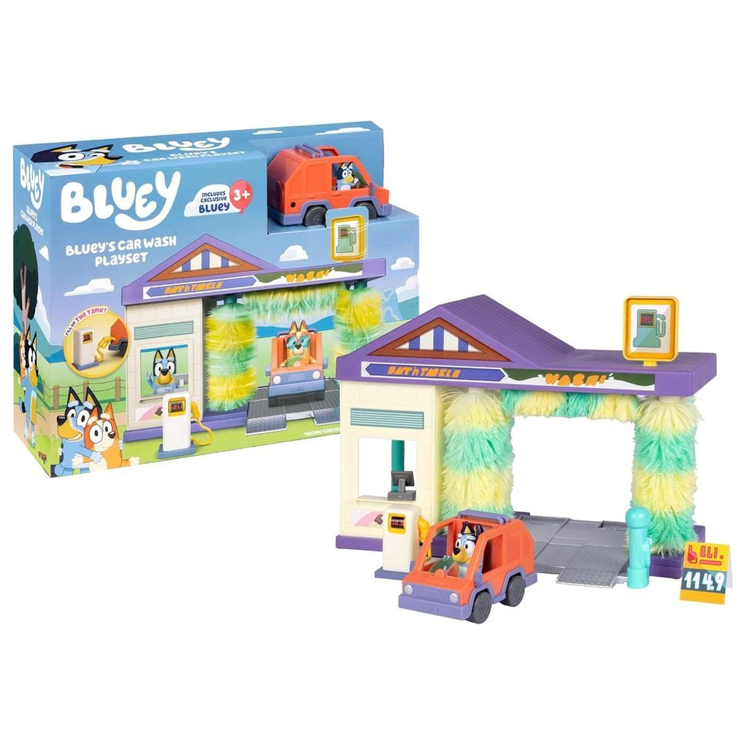Bluey igralni komplet avtopralnica fotografija izdelka