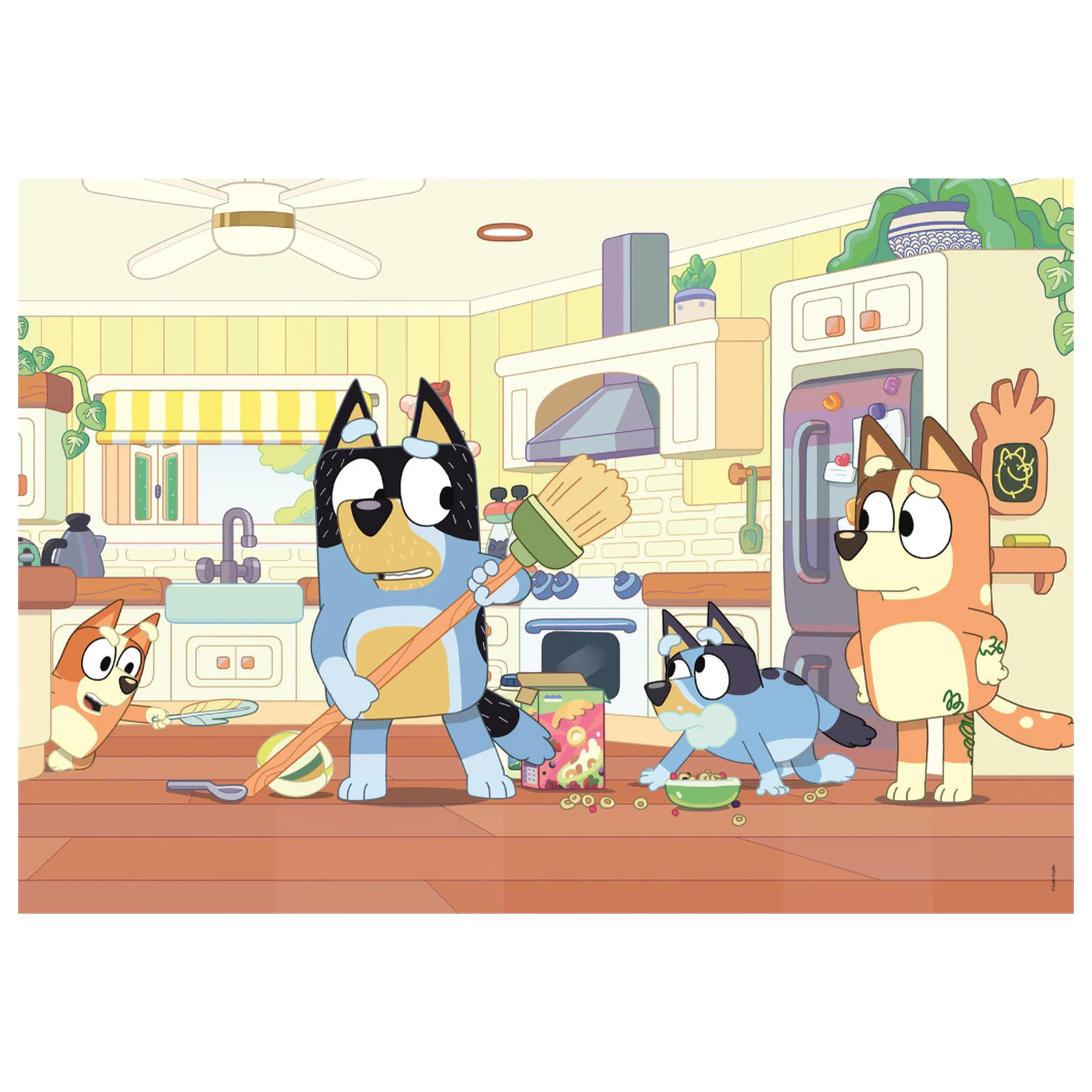 Bluey Čiščenje sestavljanka s 60 kosi fotografija izdelka